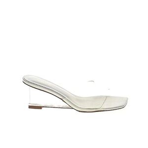 Raye Clear Wedge Vinyl Heel